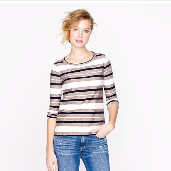 J. Crew Striped Knit Long Sleeve - Picture 7 of 7